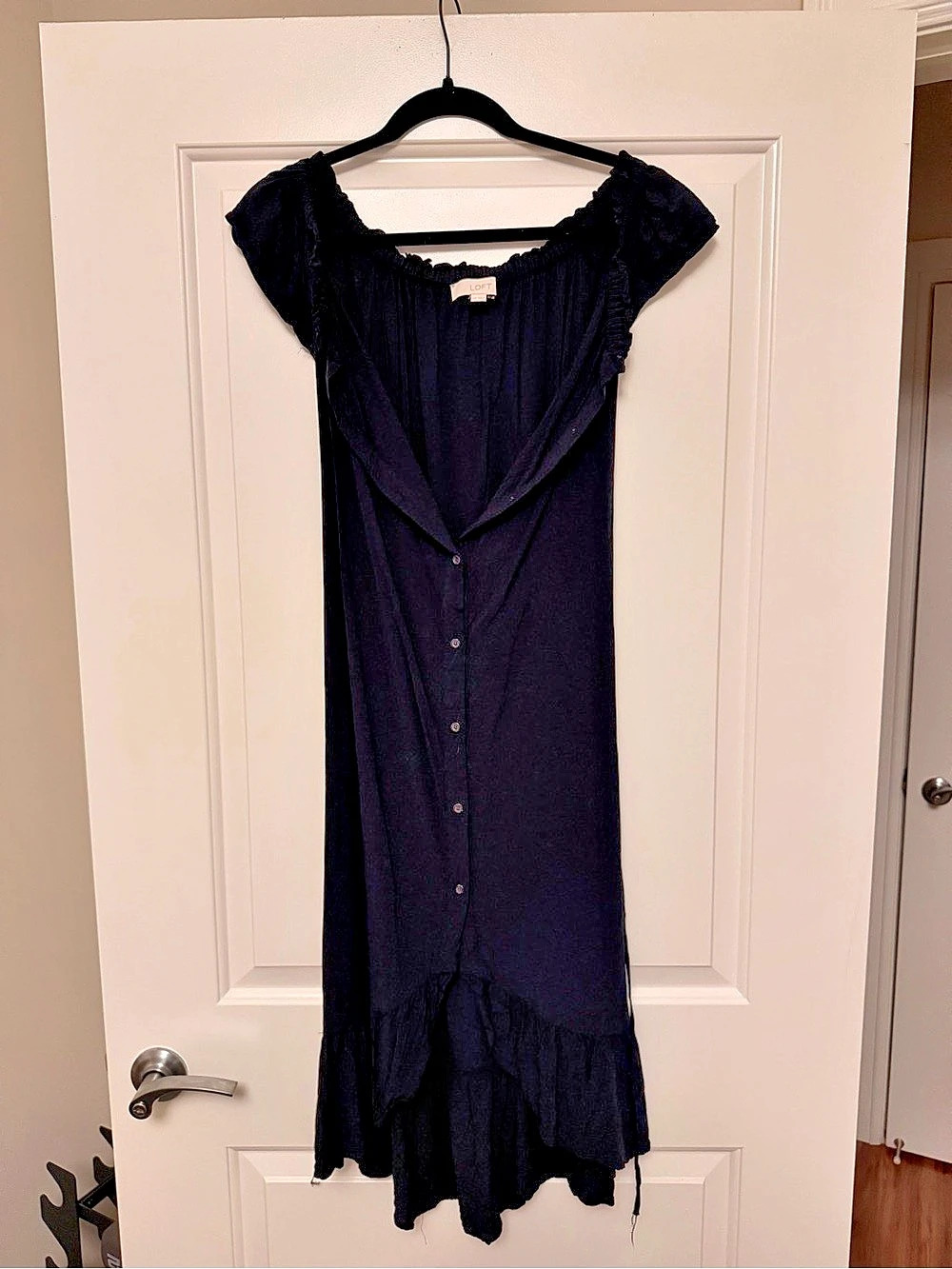 LOFT Black Maxi Dress Size Small Like New